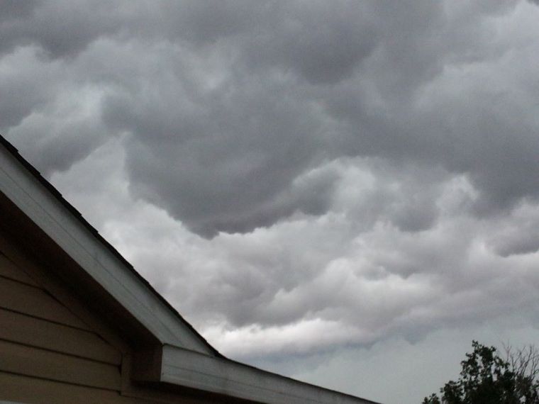 Storm clouds in Killeen on 5/12/2014